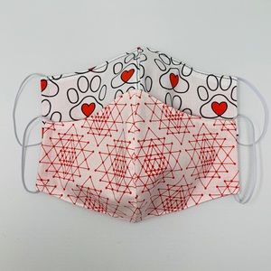 2/$20 3 Layers Handmade Face Mask - ORIGAMI